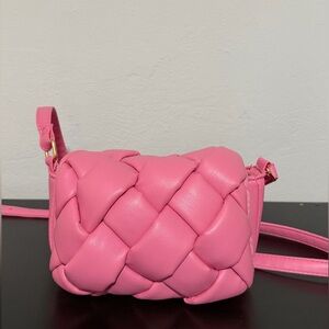 Primark Pink Braided Crossbody Bag